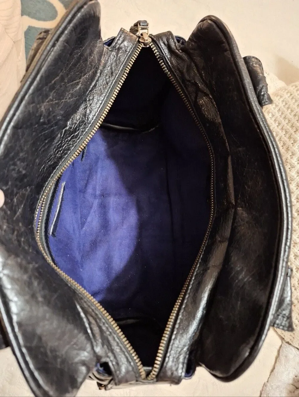Passchal black satchel